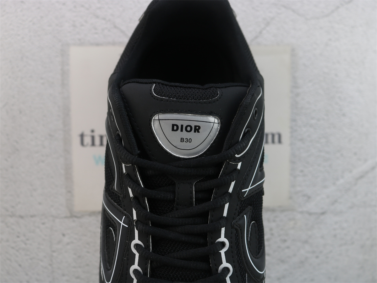 Dior B30 SNEAKER Black Mesh and Technical Fabric